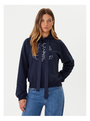 JOOP! Jeans Суитшърт Tinna 30046176 Тъмносин Regular Fit