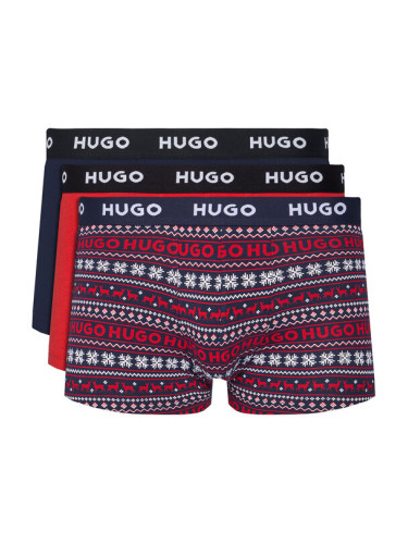 HUGO Комплект 3 чифта боксерки 50532550 Цветен