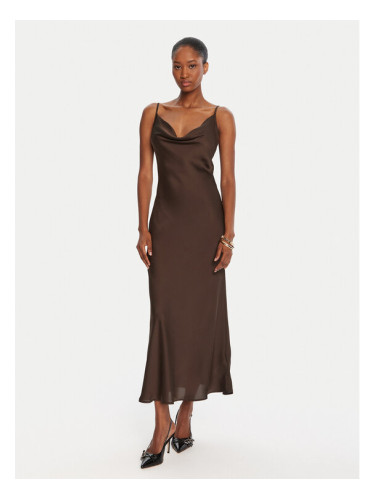 Guess Ежедневна рокля W5GK85 WH9C2 Кафяв Regular Fit