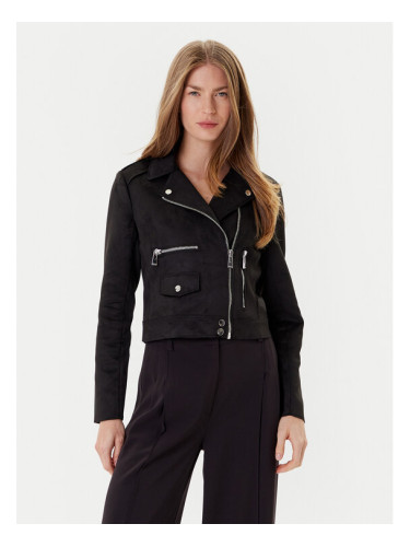 Morgan Яке от имитация на кожа 241-GOUSMI Черен Regular Fit