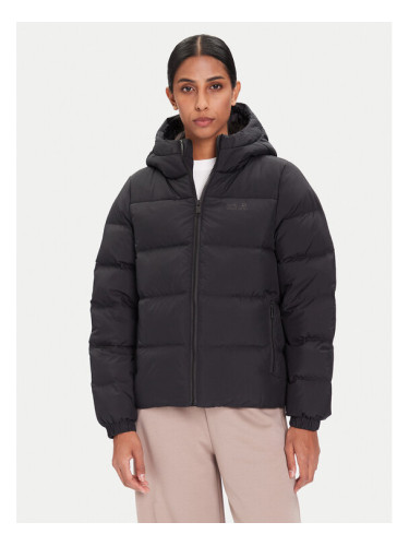 Jack Wolfskin Пухено яке Frozen Palace A65097 Черен Regular Fit