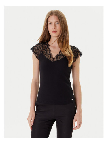 Morgan Блуза 251-DELI Черен Slim Fit