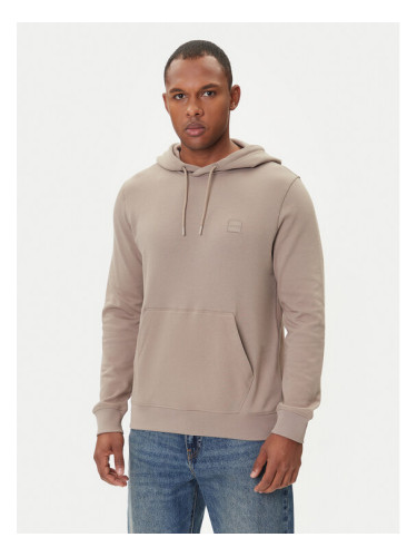 BOSS Суитшърт Wetalk 50509314 Каки Regular Fit