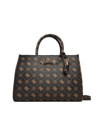 Guess Дамска чанта Silia HWGP98 90220 Кафяв