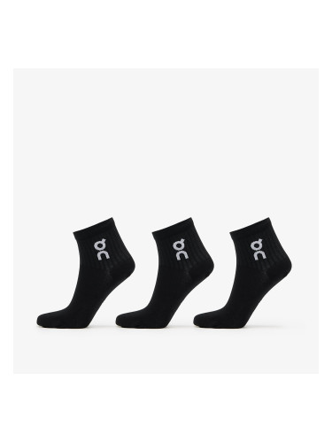 Чорапи On Logo Sock Mid 3-Pack Black L