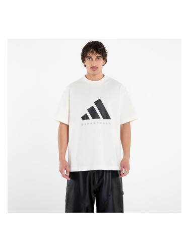 Тениска adidas Basketball T-Shirt Chalk White L