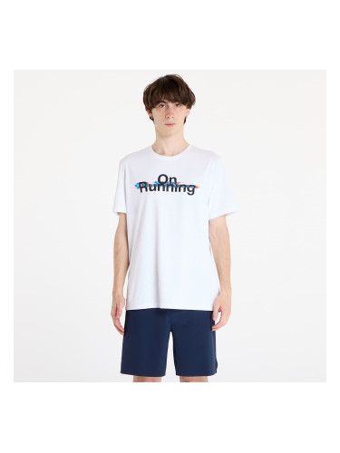 Тениска On On Run T-Shirt Graphic White M