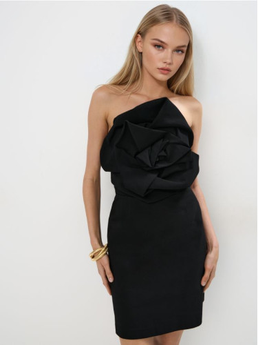 Mohito - Рокля с апликация - черен