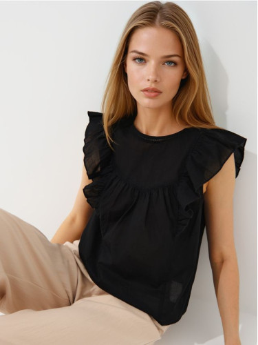 Mohito - Блуза с украшения - черен
