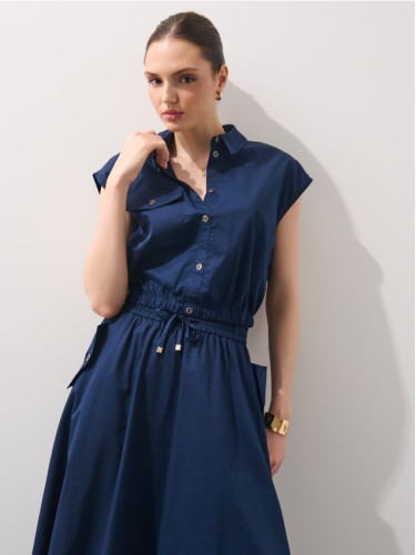 Mohito - Риза с къси ръкави - нави