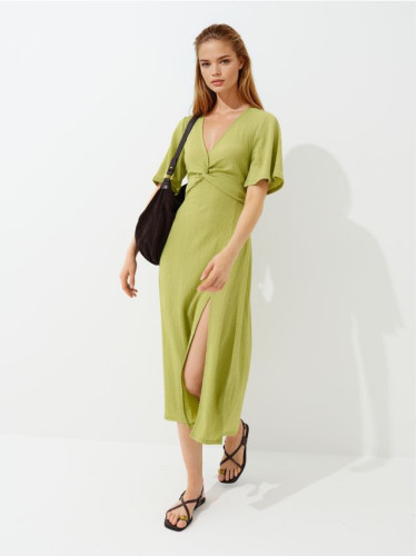 Mohito - Миди рокля с къс ръкав - зелено