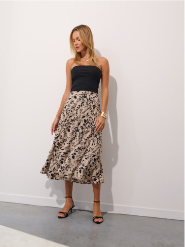 Mohito - Миди пола от вискоза - бежово