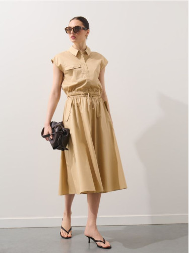 Mohito - Памучна пола - бежово