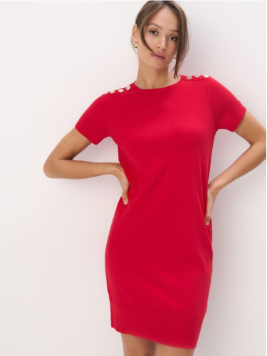 Mohito - Прилепнала мини рокля - червен