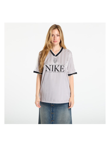 Фланелка Nike Sportswear Women's V-Neck Jersey Top College Grey/ Sail/ Black/ Black XS