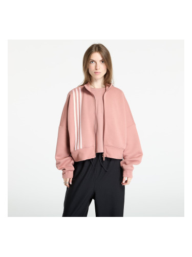Суитшърт adidas Off Placed 3-Stripes Zip Up Warm Clay XL