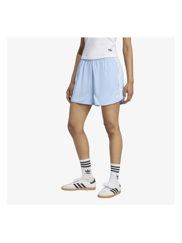 Къси панталони adidas Originals Satin Shorts Ruffle 3-Stripes Clear Sky/ Grey Three XL