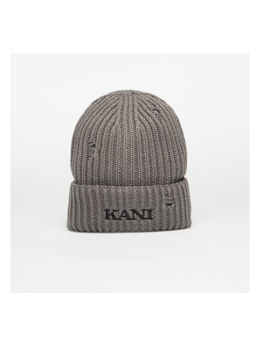 Шапка Karl Kani Retro Distress Beanie Grey Universal