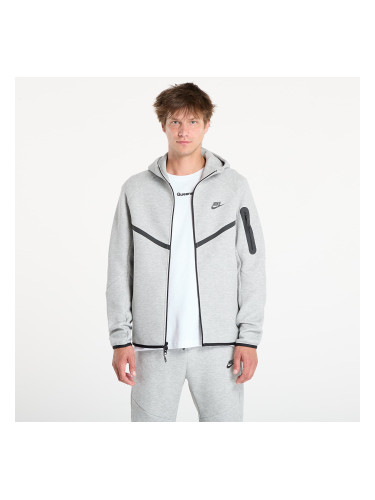 Суитшърт Nike Tech Men's Fleece Windrunner Full-Zip Jacket Dk Grey Heather/ Black XS