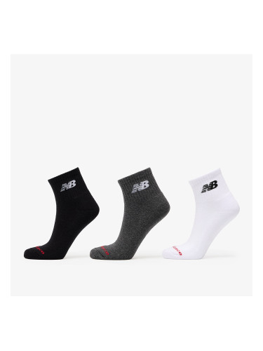 New Balance Everyday Ankle Socks 3-Pack Multicolor S