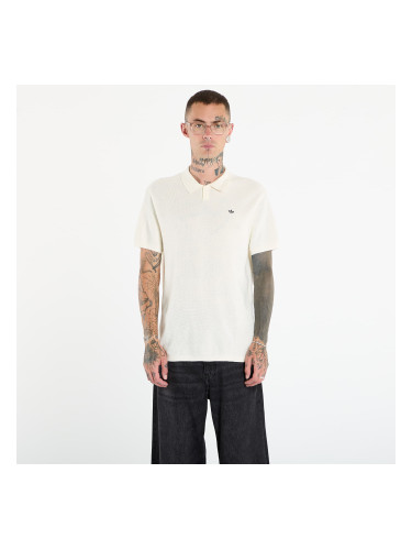 Тениска adidas Premium Polo Cream White XL