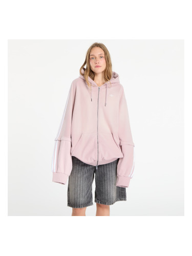 Суитшърт adidas Adilenium Season 4 Teamgeist Washed Oversized Full-Zip Hoodie New Rose/ Dove Grey L