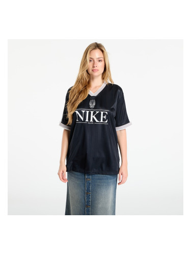 Фланелка Nike Sportswear Women's V-Neck Jersey Top Black/ Sail/ College Grey/ Sail XS