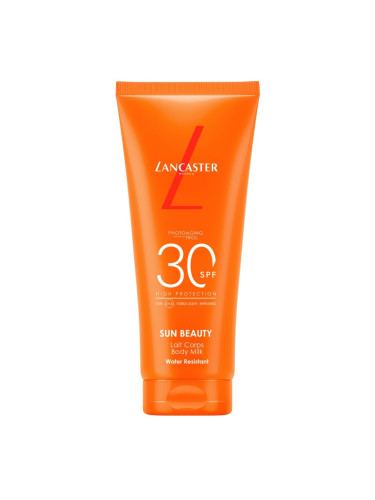 LANCASTER Sun Beauty Body Milk SPF30 Слънцезащитен продукт дамски 100ml