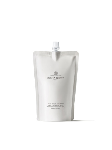 MOLTON BROWN Re-Charge Black Pepper Bath & Shower Gel Refill Душ гел унисекс 400ml