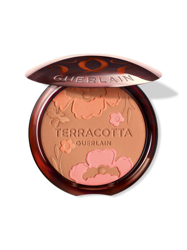 GUERLAIN Terracotta Flower Blossom The Sun-kissed Natural Healthy Glow Powder - Limited Edition - 96% naturally-derived ingredients Пудра компактна  10gr