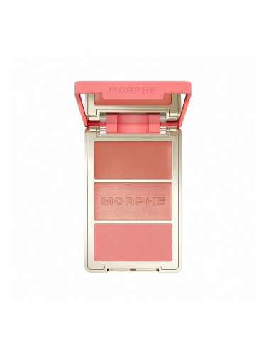 MORPHE Blush Cheek Thrills Multi-Finish Face Trio Палитра   