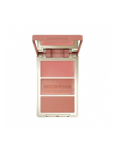 MORPHE Blush Cheek Thrills Multi-Finish Face Trio Палитра   