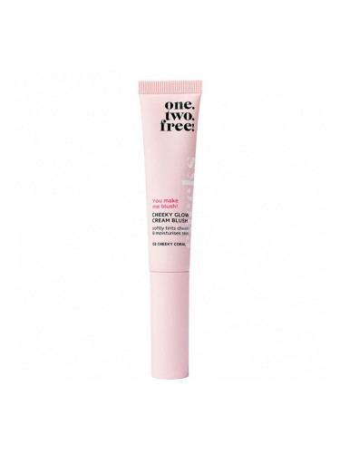 ONE.TWO.FREE! Cheeky Cream Blush 02 - CHEEKY CORAL 14 ml Руж кремообразен  14ml