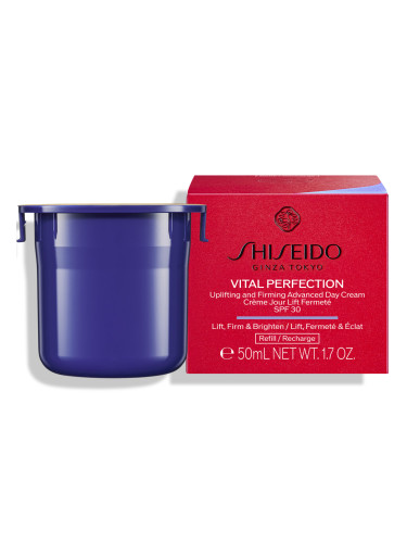 SHISEIDO Vital Perfection Uplifting and Firming Advanced Day Cream Refill Дневен крем дамски 50ml