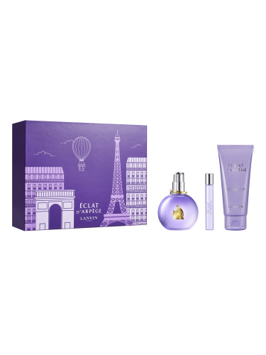 КОМПЛЕКТ LANVIN Eclat D`Arpege Eau De Parfum + Travel Spray + Body Lotion Eau de Parfum дамски 100ml