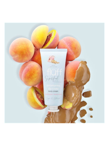 Хидратиращ крем за тяло – Праскова и карамел FLUFF Moisturizing Body Cream