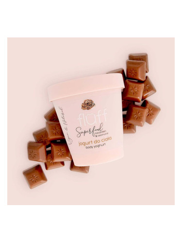 Дълбоко подхранващ йогурт за тяло с оризов протеин – Шоколад FLUFF Body Yoghurt