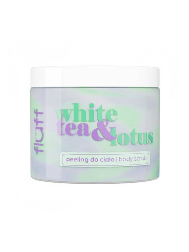 Скраб за тяло – Бял чай и лотос FLUFF Body Scrub White Tea & Lotus