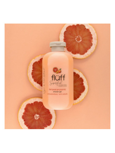Антицелулитен душ гел с аромат на праскова и грейпфрут FLUFF Anti-cellulite Shower Gel