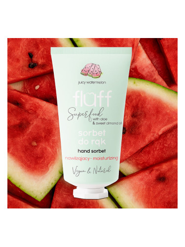 Хидратиращ крем сорбе за ръце – Сочна диня FLUFF Moisturizing Hand Sorbet