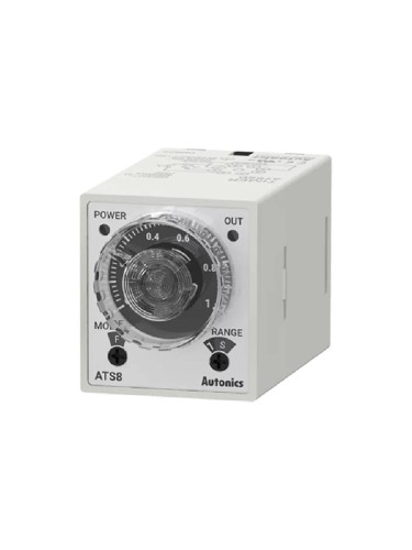 Реле за време, многофункционално, аналогово, 0.1s~10h, 220VAC/3A, 2NO+2NC