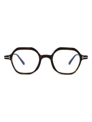 Tom Ford FT5900-B 052 46 - диоптрични очила, квадратна, дамски, кафяви