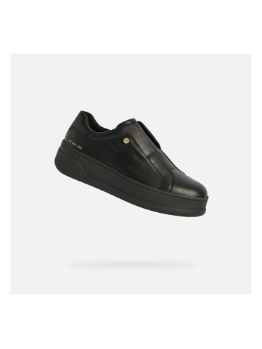 Black Women's Geox Spherica Ecub-2 Sneakers - Women's