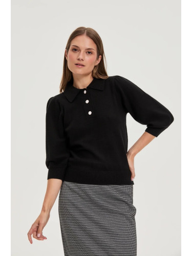 Marisse WOMEN'S SWEATER Z-SW-4811 BLACK