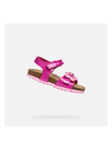 Pink Girls Sandals Geox Chalki - Girls