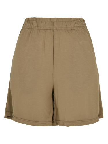 Women's modal shorts in khaki