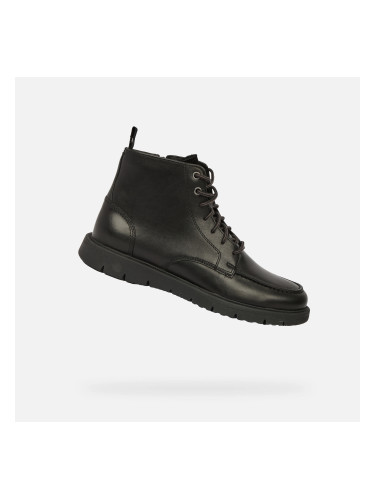 Black men's ankle boots Geox Pove - Men's