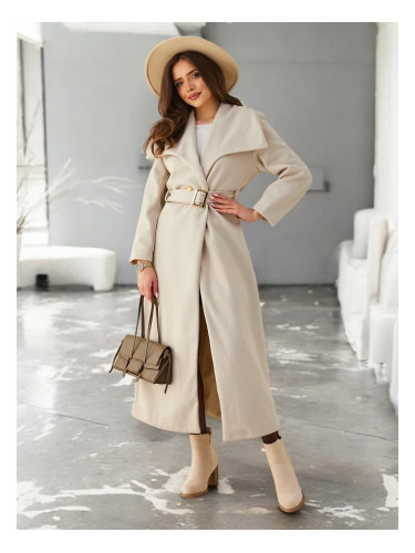 Resti Women's maxi coat with a tie