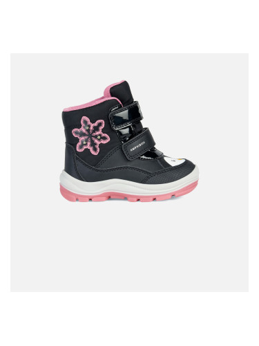 Black Girls Ankle Boots Geox Flanfil ABX - Girls