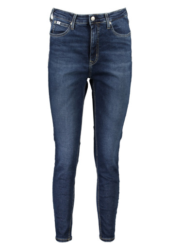 Navy blue women's skinny fit jeans Calvin Klein Jeans